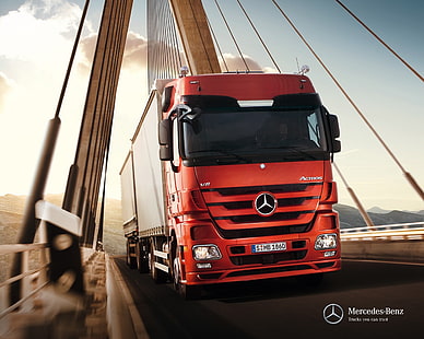 camions transports mercedes benz mercedes benz actros 1280x1024 Voitures Mercedes HD Art, camions, transports, Fond d'écran HD HD wallpaper