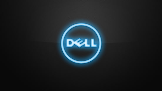 Dells logotyp, logotyp, kol, dell, HD tapet HD wallpaper
