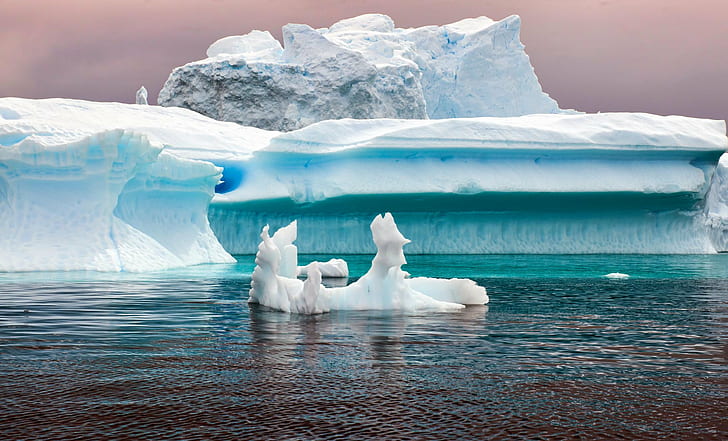 white ice form during daytime, Icebergs, white, ice, form, daytime, Christopher Michel, antarctica, iceberg - Ice Formation, south Pole, glacier, arctic, ice Floe, nature, snow, cold - Temperature, greenland, frozen, polar Climate, iceland, jokulsarlon Lagoon, lake, winter, northern Alaska, north Pole, water, bird, pack Ice, melting, HD wallpaper