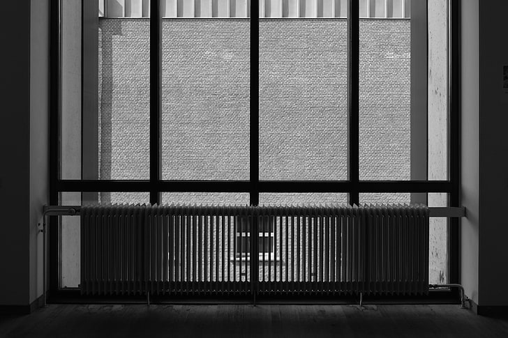 gray metal framed glass window, window, battery, wall, HD wallpaper