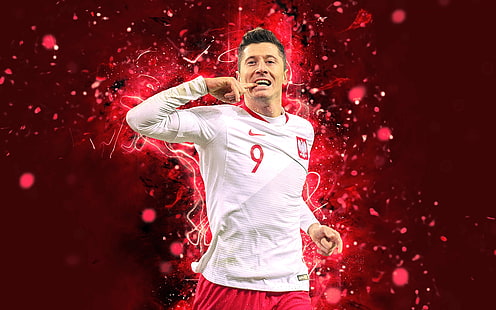 Futebol, Robert Lewandowski, polonês, HD papel de parede HD wallpaper