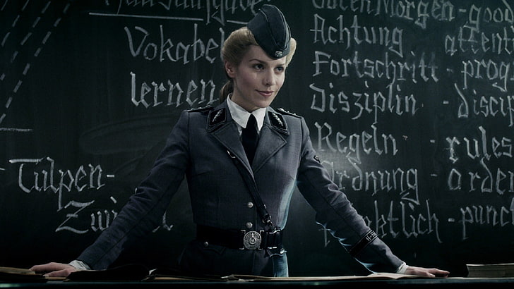 блондинки униформа сша нацистский фильм комедия финляндия научная фантастика немецкое железное небо джулия диетза природа небо HD искусство, блондинки, униформа, HD обои