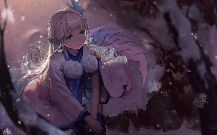 Anime Mädchen, Onmyoji, HD-Hintergrundbild