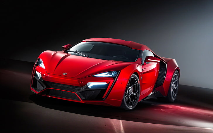 Röd lykan hypersport hypercar-2016 högkvalitativ HD .., röd Lamborghini sportkupé, HD tapet