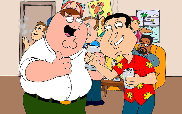 Family Guy و Peter Griffin و Glenn Quagmire والمسلسل التلفزيوني، خلفية HD