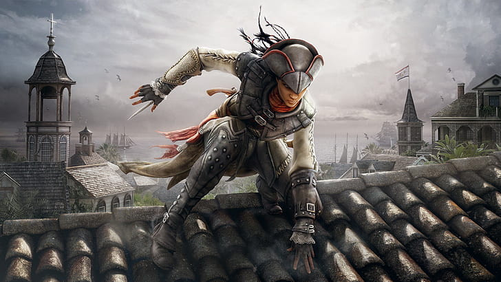 Assassins Creed 3 Освобождение, убийцы, кредо, освобождение, HD обои