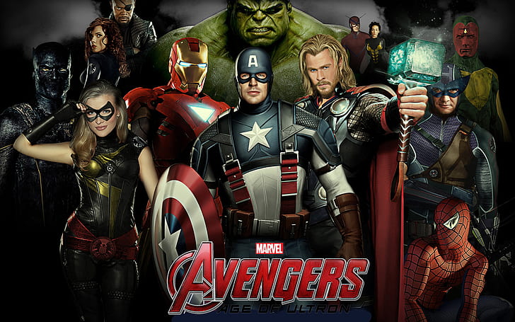 Captain America The Avengers Scarlett Johansson Nick Fury (samuel L. Jackson)  Thor (chris Hemsworth) Hulk ( Mark Ruffalo)  Full Hd Wallpapers 1920×1200, HD wallpaper