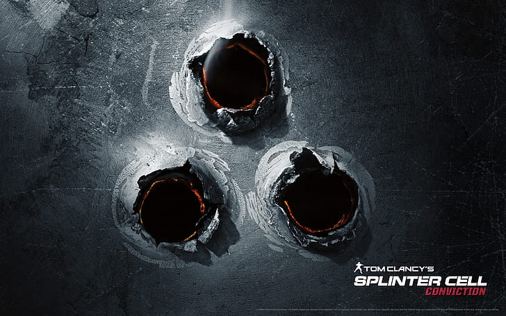 Tom Clancys Splinter Cell Conviction, Metall, Öffnungen, HD-Hintergrundbild