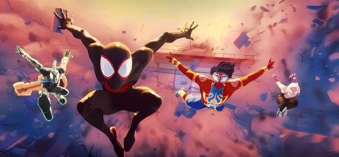 Spider-Man: Across the Spider-Verse, Homem aranha, HD tapet HD wallpaper