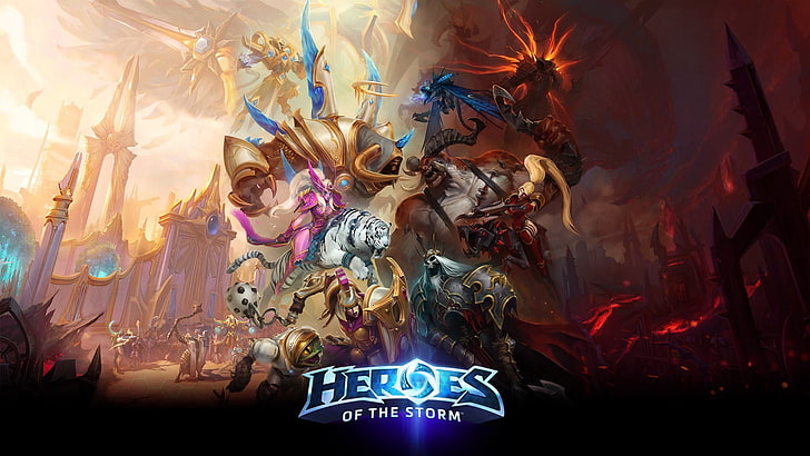 eroi della tempesta, Diablo III, Blizzard Entertainment, Sfondo HD