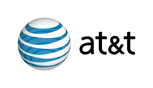 AT & T logo ، att ، الشعار ، العلامة التجارية ، العلامة ، الهواتف المحمولة ، الاتصالات، خلفية HD HD wallpaper