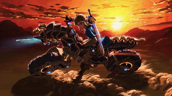 The Master Cycle Zero La leyenda de Zelda Breath Of The Wild, Fondo de pantalla HD HD wallpaper