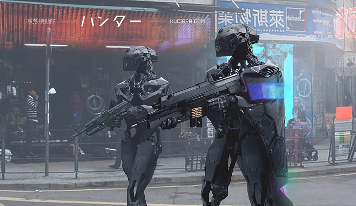 cyborg, fiksi ilmiah, Wallpaper HD