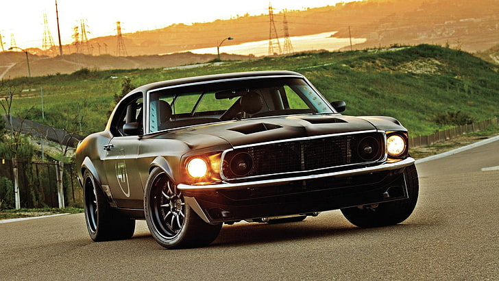 hot, Car, Classic, muscle, Mustang, rods, Ford, HD wallpaper