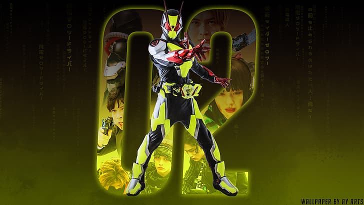 kamen rider zero two, Kamen Rider Zero One, tokusatsu, kamen rider, HD wallpaper