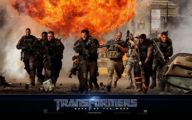Militares en Transformers 3, transformadores, militares, Fondo de pantalla HD