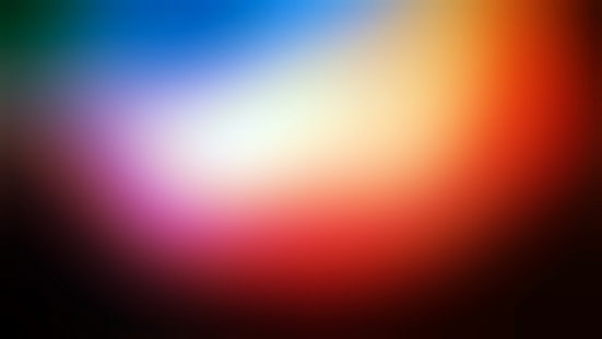 размытый, красочный, спектр, HD обои HD wallpaper