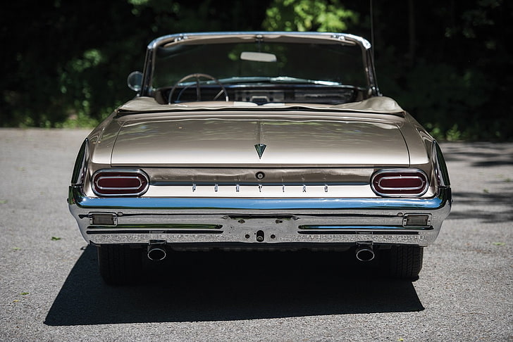 1961, cars, catalina, classic, convertible, pontiac, HD wallpaper
