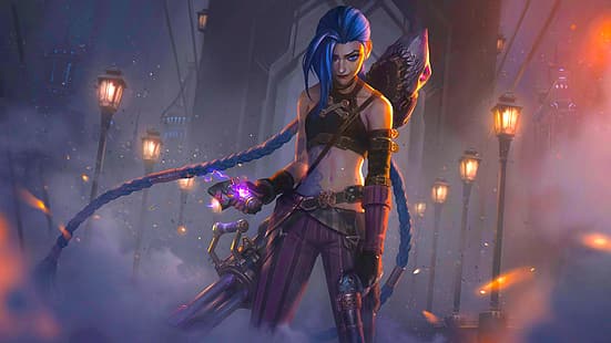 Jinx (League of Legends), Arkan, HD-Hintergrundbild HD wallpaper