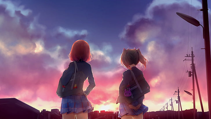 Anime, Liebe Live !, Maki Nishikino, Nico Yazawa, HD-Hintergrundbild