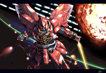 anime, Mobil Takım Gundam, Mobil Takım Gundam Unicorn, Sinanju, HD masaüstü duvar kağıdı HD wallpaper