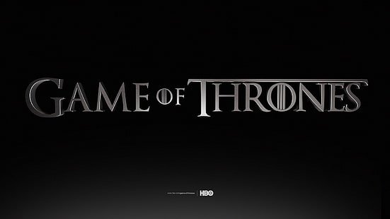 Logo Game of Thrones, Game of Thrones, Tapety HD HD wallpaper