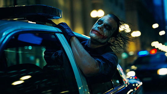 Joker, Heath Ledger, The Dark Knight, Wallpaper HD HD wallpaper