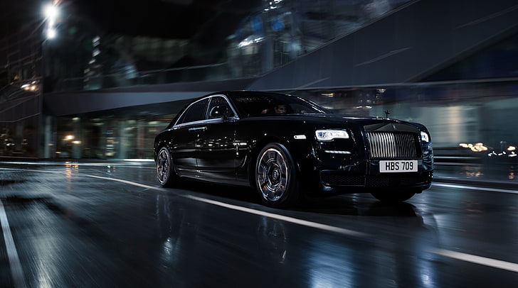 Rolls Royce Wraith Black Badge 4k ladda ner skrivbordet, HD tapet
