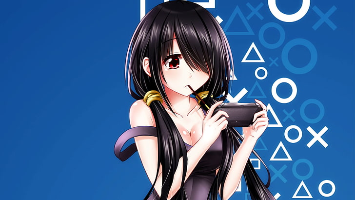 Tokisaki Kurumi, Date A Live, PSP, HD wallpaper