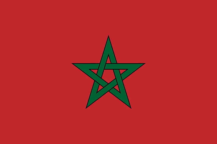 2000px flag, marocco svg, Sfondo HD