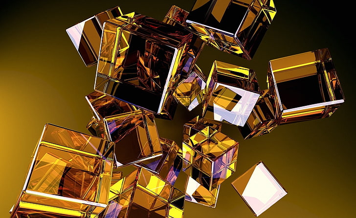 3D Glass Cubes HD wallpapers free download | Wallpaperbetter