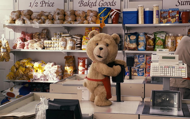 beruang, lucu, film, ted, teddy, Wallpaper HD