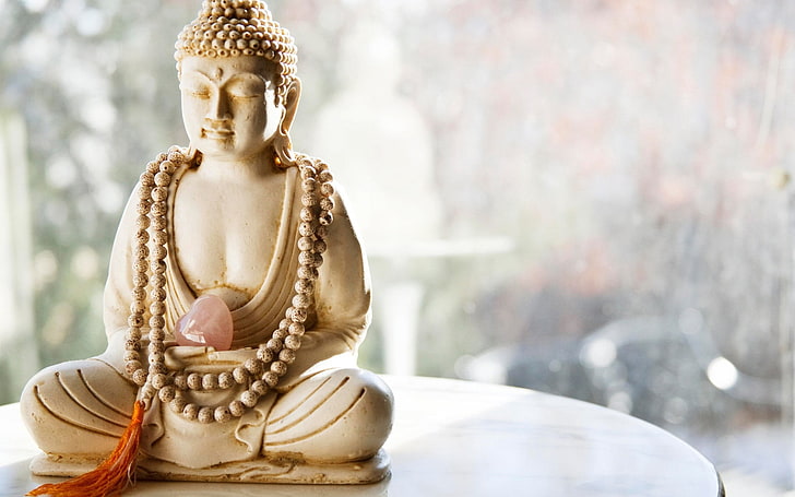 Buddha Figur, Buddha, Perlen, heilig, Lehre, HD-Hintergrundbild