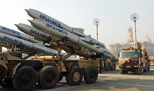 4000x2357, esercito, brahmos, india, militare, missile, camion, veicolo, guerra, Sfondo HD HD wallpaper