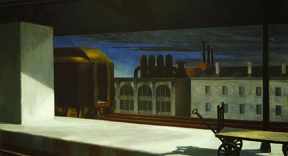 Edward Hopper, 1942, Amanecer en Pensilvania, Fondo de pantalla HD HD wallpaper