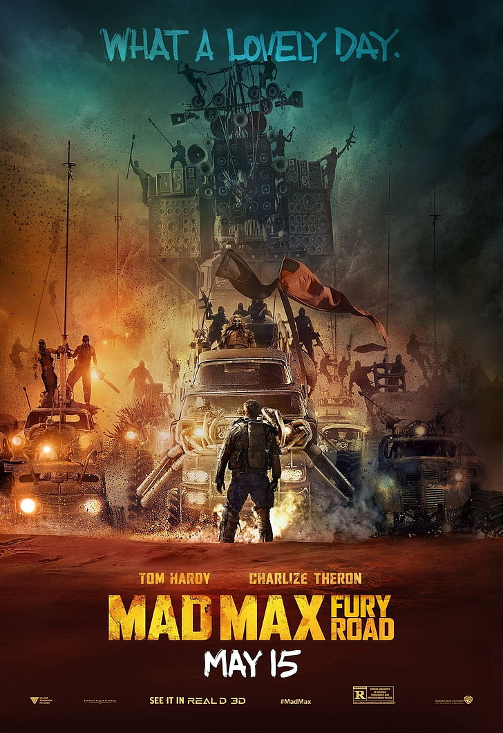 Cartaz de Mad Max Fury Road, Mad Max: Estrada da Fúria, filmes, carro, Mad Max, HD papel de parede, papel de parede de celular