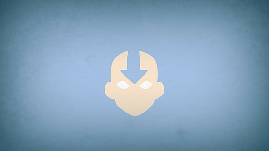Aang, Avatar: The Last Airbender, Minimalism, ang the last air bender logo, aang, minimalism, Fond d'écran HD HD wallpaper