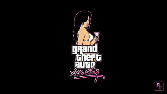 Grand Theft Auto Vice City, Rockstar Games, PlayStation 2, видеоигры, Grand Theft Auto, HD обои HD wallpaper