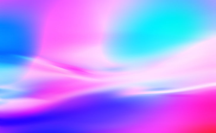 Pink und Cyan, abstrakte Malerei, Aero, bunt, Pink, Cyan, HD-Hintergrundbild