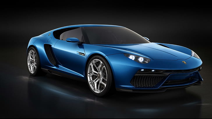 2014 Lamborghini Asterion LPI 910 4, รถสปอร์ตคูเป้ Lamborghini สีน้ำเงิน, Lamborghini, 2014, เครื่องหมายดอกจัน, รถยนต์, วอลล์เปเปอร์ HD