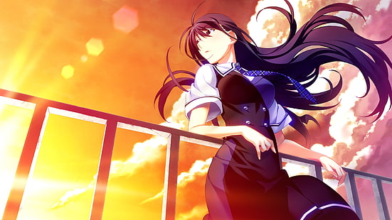 Anime, Grisaia (Serie), Grisaia No Kajitsu, Yumiko Sakaki, HD-Hintergrundbild HD wallpaper