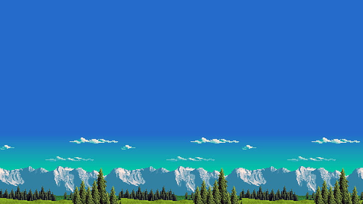 8-bitowe gry retro, pixel art, Tapety HD