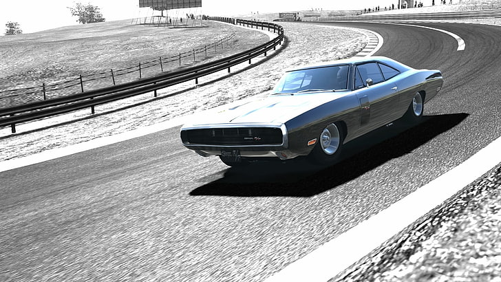 video games cars vehicles dodge charger gran turismo 5 playstation 3 Video Games Gran Turismo HD Art , cars, vehicles, Video Games, Gran Turismo 5, Playstation 3, dodge charger, HD wallpaper