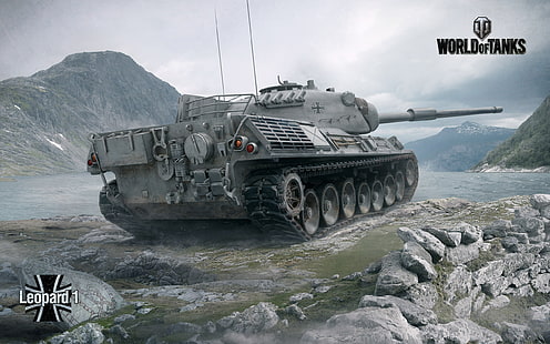 Leopardo 1, mundo dos tanques, jogo, tanque, leopardo 1, mundo dos tanques, tanque, HD papel de parede HD wallpaper