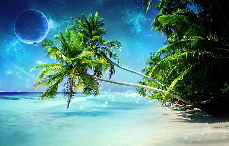 Earth, A Dreamy World, Beach, HD wallpaper