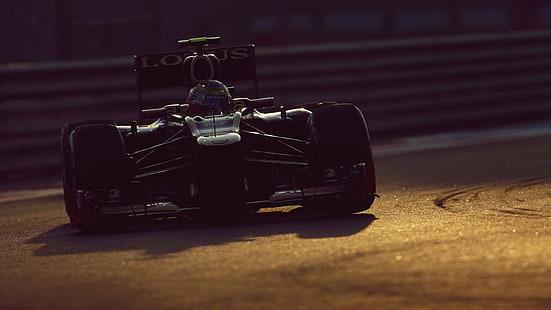 auto F1 nera, Formula 1, Lotus, Renault, auto, Sfondo HD HD wallpaper