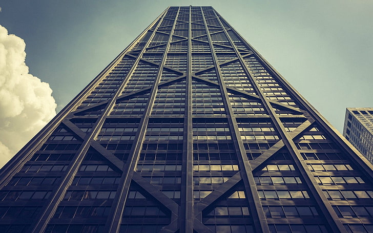 city, skyscraper, Chicago, HD wallpaper