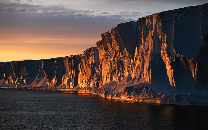 Küste, Eisberg, Arktis, Antarktis, Wasser, Klippe, Landschaft, Natur, Meer, Eis, HD-Hintergrundbild