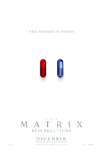 เมทริกซ์ ภาพยนตร์ โปสเตอร์ โปสเตอร์ภาพยนตร์ The Matrix Resurrections พื้นหลังสีขาว ยาเม็ด แสดงภาพบุคคล ข้อความ, วอลล์เปเปอร์ HD HD wallpaper