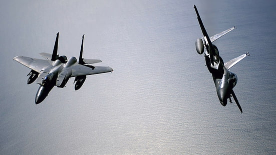 samoloty wojskowe, samoloty, odrzutowce, F-15 Strike Eagle, samoloty wojskowe, Tapety HD HD wallpaper